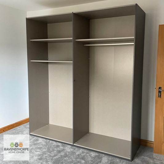 Remar 4 Door Wardrobe - Graphite